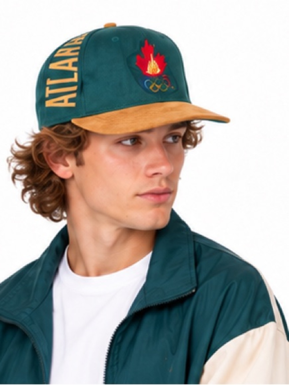 Vintage 1996 Atlanta Olympics Team Canada Suede Brim Strapback Hat